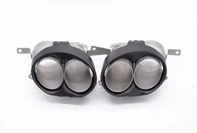 Tubo silenciador escape trasero 2 piezas para Audi S7 S6 S5 S4 S3 RS7 RS6 RS5 RS4 RS3 Foto 1 de 4