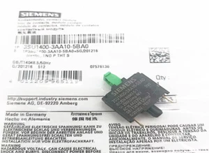 1pcs SIEMENS Buttons Indicators Contacts 3SU1400-3AA10-5BA0 - Picture 1 of 1