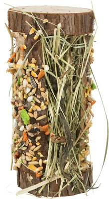 Trixie Holzturm mit Bergwiesenheu Nager Kleinnager Kanninchen Knusperstange - Bild 1 von 3