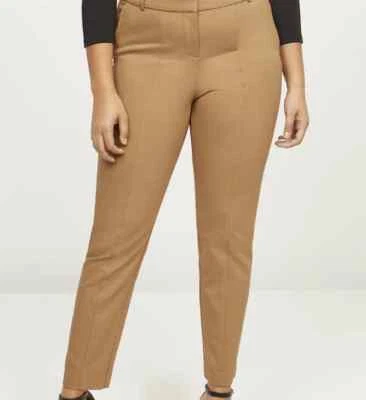 LANE BRYANT The Allie Skinny Ankle Power Pockets Pants Carmel Brown Women 28 NEW - Image 1 of 4