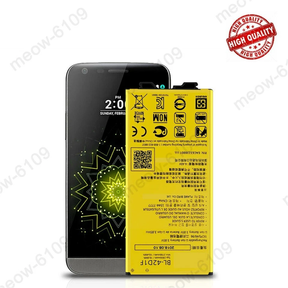 NUEVA LG G5 BL-42D1F Batería Ror LG VS987 H820 H830 LS992 US992 H850 H858 Foto 1 de 4