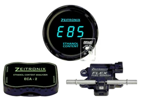 Kit analizador de contenido Zetronix etanol E85 ECA-2 con sensor de combustible flexible (azul) - Imagen 1 de 4