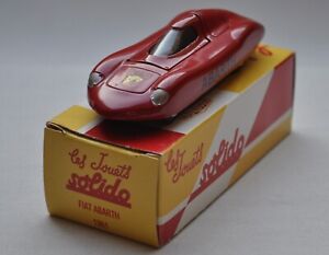 FIAT Abarth 1961 - réédition Solido 1/43 (made in France)