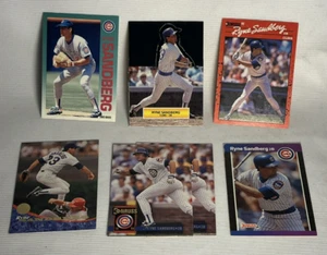 1990's ASSORTED Baseball card LOT (11) . RYNE SANDBERG CHICAGO CUBS . Hof 2005 - Picture 1 of 12