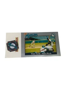 1993 #2 Home Of The Marlins Stadium Giveaway Pin - Picture 1 of 4