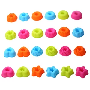 24 Pcs Cupcake Halter Muffin Liner Cupcake Wrapper Mousse Liner - Bild 1 von 12
