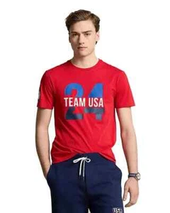 Polo Ralph Lauren Men's Team USA Graphic Tee, Red, XXL - Picture 1 of 3