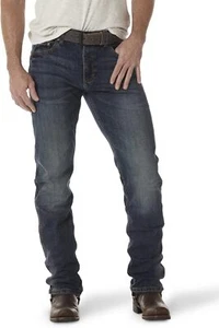 Wrangler Men's Retro Slim Fit Straight Leg Jeans - Picture 1 of 25