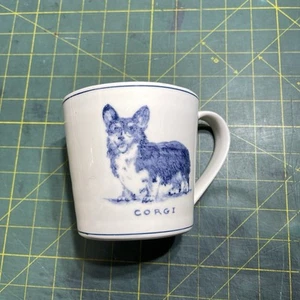 Anthropologie Molly Hatch Corgi Dog Mug Stoneware Coffee Tea Cup 16 oz. - Picture 1 of 8