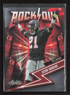 2023 Panini Absolute #5 Deion Sanders Rock Out Atlanta Falcons (P) - Image 1 of 2