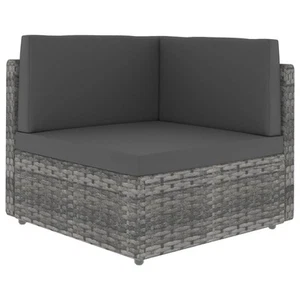 Sofa Modular Garten Lounge Ecksofa Gartensofa Gartenmöbel Poly Rattan vidaXL - Bild 1 von 48