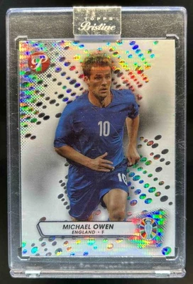 2023 Topps Pristine Road To Euro 2024 Michael Owen Refractor #34 England - Image 1 of 2