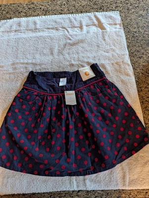 NWT Gymboree HOMECOMING KITTY CORDUROY skirt Size 8 Adjustable Waist - Image 1 of 3