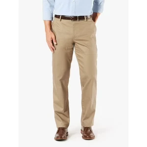 Pantaloni kaki Dockers uomo vestibilità standard firmati flat front kaki taglia W 42 L 30 - Foto 1 di 2