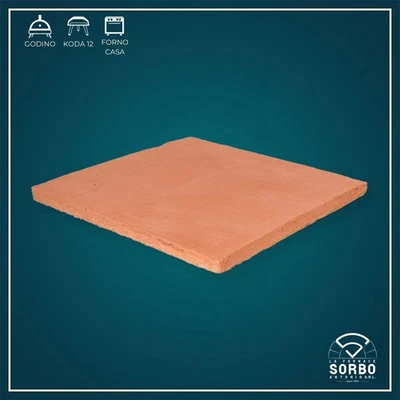 BISCOTTO DI CASAPULLA 33,5X33,5X2CM - PIETRA REFRATTARIA FORNO PIZZA - Immagine 1 di 2