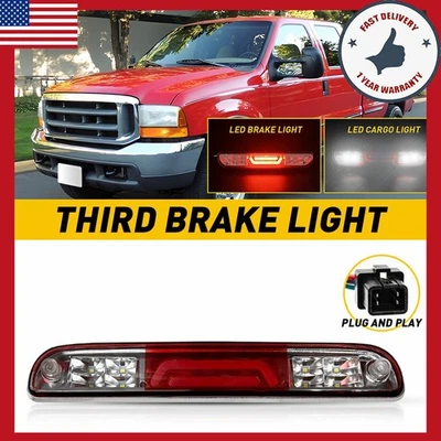 LED Third 3rd Brake Light Fit Ford 1999-16 Super Duty F-250 F-350 F-450 F-550 US - Image 1 of 4