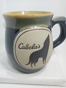 CABELAS MUG. CABELA'S COFFEE MUG. CABELA'S DECO MUG. WOLF LOGO MUG. B390 - Picture 1 of 17