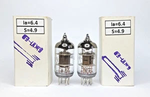 6J1P-EV / 6J1 / EF95 1970s Voskhod Rocket Logo MATCHED PAIR (2pcs) TUBES NEW NOS - Picture 1 of 3