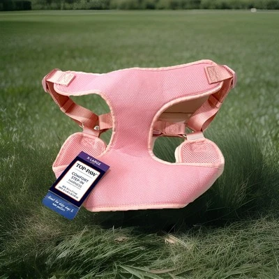 Nuevo Arnés Confort Pata Superior Perro XLarge XL - Rosa Sólido - Circunferencia 33-39 pulgadas, Paso Foto 1 de 4