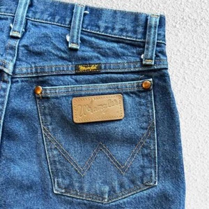 Wrangler Classic Straight Leg Denim Straight Leg Blue Jeans High Waisted 13MWZ - Picture 1 of 4