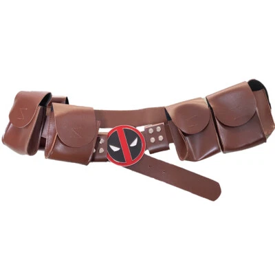 Cinturón de cintura ajustable Superhéroe Deadpool Cosplay Halloween accesorios elegantes accesorio Foto 1 de 4