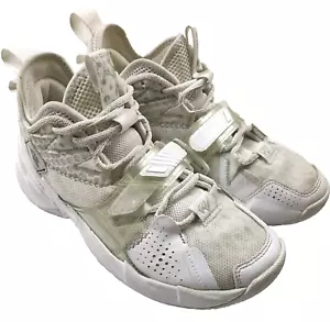 NIKE Shoes Jordan Why Not Zero.3 Sneakers US 5Y White Basketball Unisex VGC - Picture 1 of 16