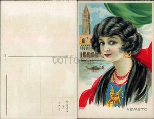 VENEZIA CITTA'-COSTUMI VENETO-TRICOLORE-AUTORE CHERUBINI-C27-44 - Imagen 1 de 1