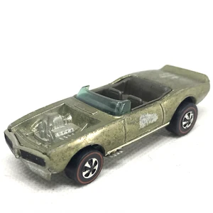 Hot Wheels Redline Light-My-Firebird Car 1969 Olive Made In Hong Kong - Picture 1 of 10