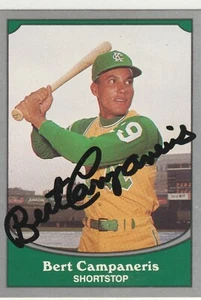 Bert Campaneris signed 1990 Pacific Legends card autograph Athletics As Rangers - Picture 1 of 1