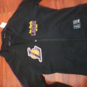 NBA 4 HER by UNK Los Angeles Lakers Black Zip Up Sweater pre loved - Bild 1 von 6