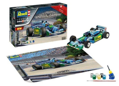 KIT MODELLINO AUTO F1 STATICO REVELL GIFT SET BENETTON FORD B194 SCALA 1/24 - Immagine 1 di 4