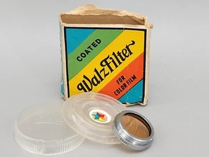 Walz #505 85 Type A UV daylight  screw on Filter for Bolex 8mm Movie Cameras USA - Picture 1 of 3
