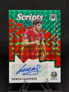 Gonçalo Guedes 2021 Panini Mosaico UEFA Euro Scripts Verde Prizm #SM-GG Portugal - Imagen 1 de 2