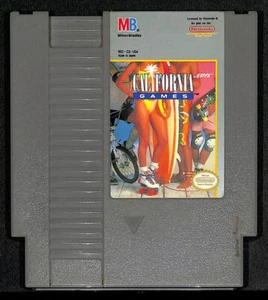 California Games Nintendo NES Video Game Cartridge - Cleaned & Tested Working - Picture 1 of 11