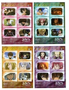 sticker set promo Code geass Lelouch of the Rebellion anime zero Suzaku Euphemia - Picture 1 of 2