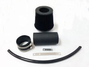 All BLACK COATED Air Intake Kit For 1988-96 Jeep Cherokee Laredo Country Classic - Foto 1 di 2