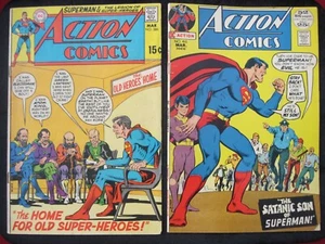 DC Action Comics #386 (LOSH 1970) und 410 (52 Seiten 1972) - Bild 1 von 14