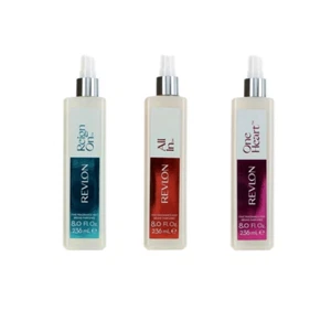 Confezione varietà Revlon One heart, All in, Reign on, 8 once/236 ml fragranza nebbia NUOVO! - Foto 1 di 1