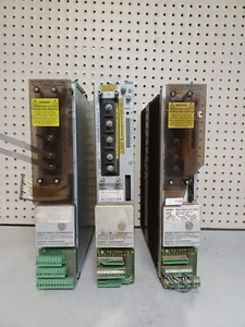 Indramat TDM 3.3-020-300-W0 AC Servo Controller LOT OF 3 UNTESTED RESALE $$ - Picture 1 of 14