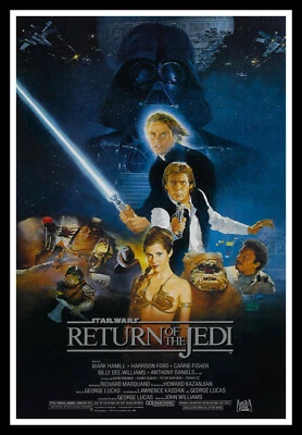 Star wars Return Of The Jedi Movie Poster Print & Unframed Canvas Prints — 第 1/2 张图片