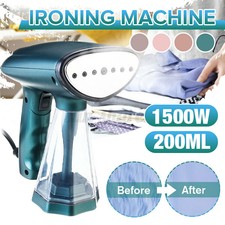 1500W Electric Steam Iron Handheld Fabric Laundry Steamer Brush Foldable Gift 