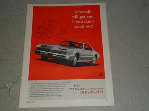 OLDSMOBILE TORONADO ANZEIGE / ARTIKEL 1966 - Bild 1 von 1
