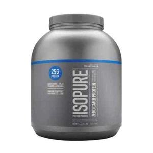 Isopure Zero Carb Whey Protein Powder, Creamy Vanilla 3.4lb - Picture 1 of 4