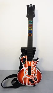 Rare Wireless Gibson Les Paul Guitar Hero "Aerosmith" Controller for Xbox 360 - Picture 1 of 13