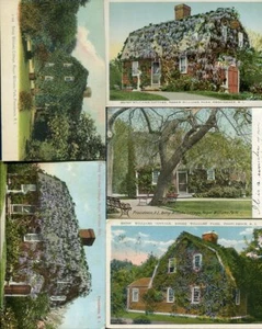 Group of 9 Betsy Williams Cottage Roger Williams Park Providence RI Postcards - Picture 1 of 4