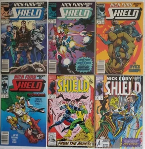 NICK FURY, AGENT OF SHIELD #1,2,3,8,42,45 (1989) 6 books MARVEL Hydra Strucker - Picture 1 of 13
