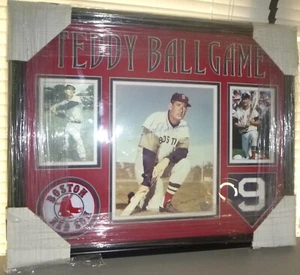 Ted Williams Signed Photo Framed and Matted Measures 22x18 GFA Holo COA - Picture 1 of 3