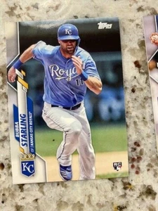 2020 TOPPS SERIES ONE ROOKIE CARD KANSAS CITY ROYALS BUBBA STARLING #74 - Picture 1 of 1