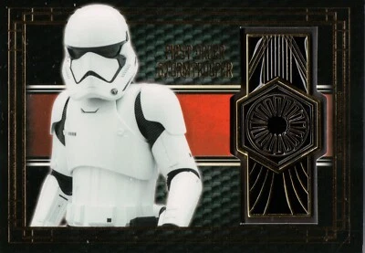 Star Wars The Last Jedi, Stormtrooper Commemorative Emblem Card BG-STF - Image 1 of 2