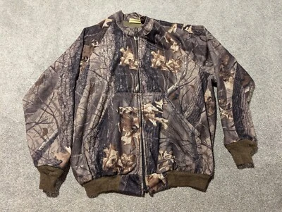 Vintage Scentlok Jacket Mens XL Realtree Hardwoods Camo Bomber Lined Coat  - Image 1 of 4